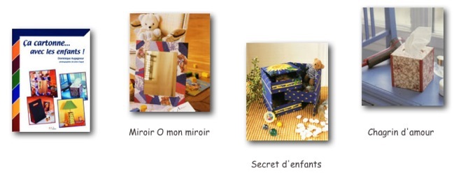 Ça cartonne avec les enfants — couverture et créations